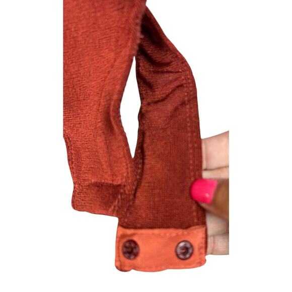 Free People Intimately Women's That's Hot One Shoulder Bodysuit Large Copper - Picture 7 of 12